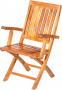 Garden teak folding chair DORIS