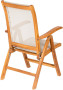 Folding teak armchair DIVA