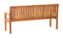 Teak bench PIETRO III