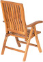 Folding teak armchair RIVA