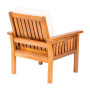 Teak armchair ROSALINE