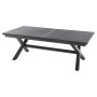 Aluminum table BERGAMO I. 220/279 cm (anthracite)