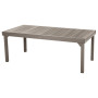 Aluminum table FLORENCE 200/320 cm (grey-brown)