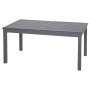 Aluminum table CATANIA 160/254x100 cm (anthracite)