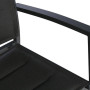 Aluminum armchair with fabric CATANIA (anthracite)