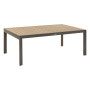 Aluminum table BRIXEN 200/320 cm (grey-brown)