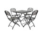 CHICAGO folding metal garden chair