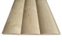 Facade boards log profile D DOMESTIC SPRUCE