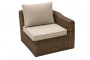 Rattan modular set BORNEO LUXURY for 7 people (brown)