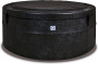 FURNITURE SET (black artificial polyrattan) + mobile fixed hot tub OSAKA (1100L)