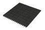 WPC interlocking tile plank (dark gray) 23 x 300 x 300 mm