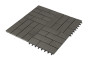 WPC interlocking tile board (light gray) 23 x 300 x 300 mm