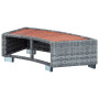 Step to the mobile hot tub (gray artificial polyrattan)