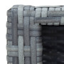 Step to the mobile hot tub (gray artificial polyrattan)