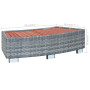 Step to the mobile hot tub (gray artificial polyrattan)