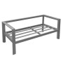 Aluminum 2-seater bench VANCOUVER (grey)