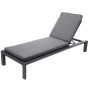 Aluminum deckchair VANCOUVER (grey)