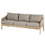 BRIGHTON luxury acacia set for 7 people