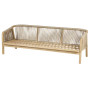 BRIGHTON luxury acacia set for 7 people