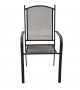 Metal armchair NANCY (black)