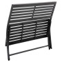 Folding metal bench NEVIS (anthracite)