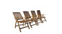 Adjustable garden chair RIVIERA (teak)