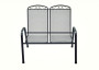 Metal bench GRAY (black)