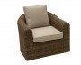 Rattan modular set corner BORNEO LUXURY for 8 people (brown)