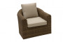 Rattan modular set corner BORNEO LUXURY for 8 people (brown)