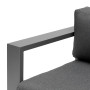 Aluminum corner set for 5 people MADRID (anthracite)