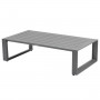 Aluminum table 130x70 cm MADRID (anthracite)