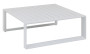 Aluminum set for 7 people MADRID (white)