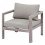 Aluminum armchair PALMA