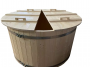 Wooden tub with Hot tub insert (900L)