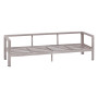 Aluminum 3-seater bench PALMA