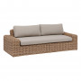 Rattan 3-seater bench MALAGA