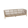 Luxury 3-seater bench made of acacia ZARAGOZA