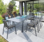 Aluminum table NOVARA 170/264 cm (anthracite)