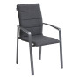 Aluminum armchair CAPRI (anthracite)