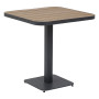 Aluminum table CAPRI 70x70 cm (anthracite)