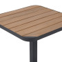 Aluminum table CAPRI 70x70 cm (anthracite)