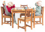 Children&#39;s teak set LAURA LAURIN