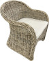 Garden rattan armchair SAVANNAH