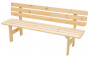 Solid bench made of pine wood 30 mm (various lengths)