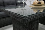 Rattan set PAOLA anthracite (FREE cushions)