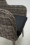 Garden rattan set VICTORIA MINI 1+4 (grey)