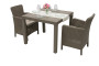 Artificial rattan garden set DANTE MINI 1+2 (cappuccino)