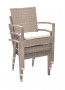 Garden rattan set GINA 1+4 (grey-beige)