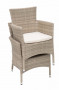 Garden rattan set GINA II. 1+4 (grey-beige)