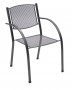 Milano metal armchair